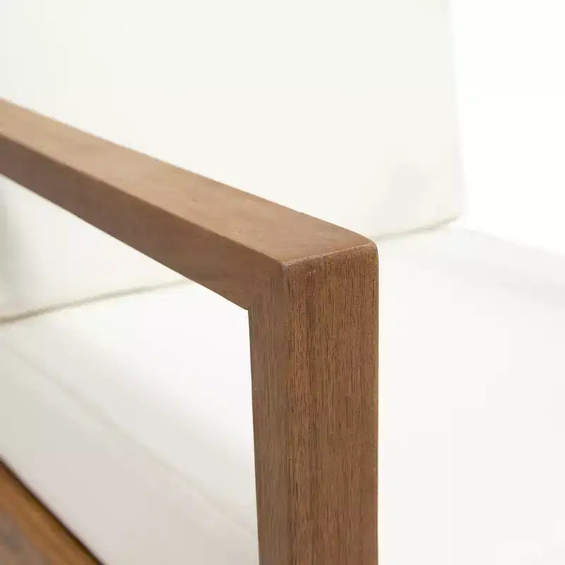 GDFStudio Sedia a sdraio da esterno Silla con cuscini e base a slitta in legno di acacia (Set di 2)