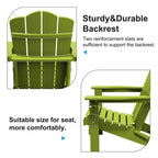 Hyleory Sedia da Giardino Pieghevole in HDPE, Sedia Adirondack per Tutte le Stagioni