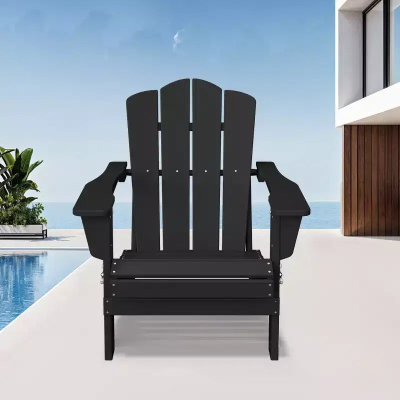 Hyleory Sedia da Giardino Pieghevole in HDPE, Sedia Adirondack per Tutte le Stagioni