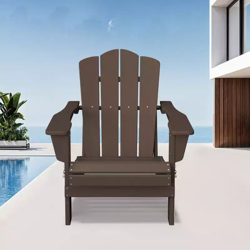 Hyleory Sedia da Giardino Pieghevole in HDPE, Sedia Adirondack per Tutte le Stagioni