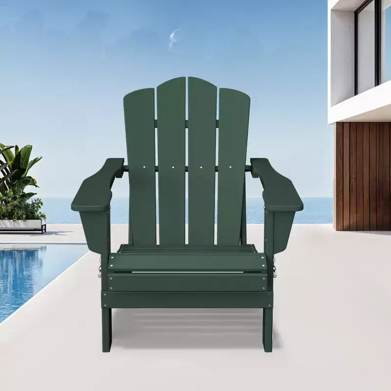 Hyleory Sedia da Giardino Pieghevole in HDPE, Sedia Adirondack per Tutte le Stagioni