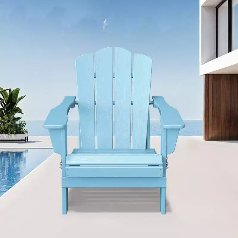 Hyleory Sedia da Giardino Pieghevole in HDPE, Sedia Adirondack per Tutte le Stagioni