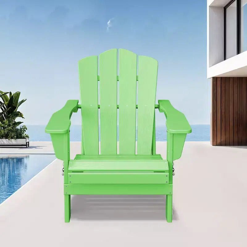Hyleory Sedia da Giardino Pieghevole in HDPE, Sedia Adirondack per Tutte le Stagioni
