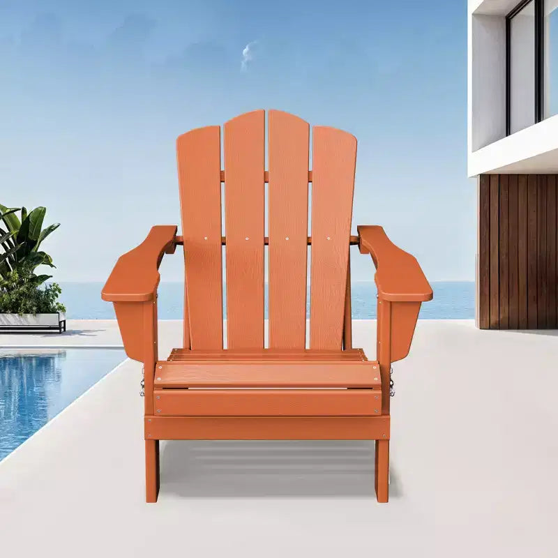 Hyleory Sedia da Giardino Pieghevole in HDPE, Sedia Adirondack per Tutte le Stagioni