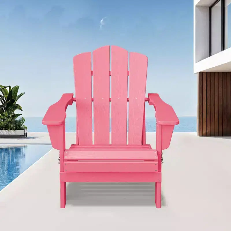 Hyleory Sedia da Giardino Pieghevole in HDPE, Sedia Adirondack per Tutte le Stagioni