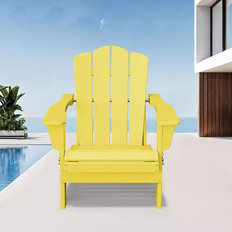Hyleory Sedia da Giardino Pieghevole in HDPE, Sedia Adirondack per Tutte le Stagioni