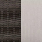 Martha Stewart Bedford Sdraio Regolabile per Patio da Interni-Esterni in Rattan Sintetico con Cuscini per Tutte le Stagioni