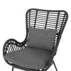 Christopher Knight Home Bechtel Outdoor Wicker Wrapped Club Chairs with Cushion (Set of 2)
