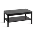 Kate and Laurel Talcott Rectangle Coffee Table, 36x20x18, Black