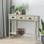 Urbanest Console Table with 3 Drawers, 39.5 Wide, 32 Tall, 9 Deep