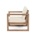 Christopher Knight Home Stefan Poltrona da esterno in legno di acacia con cuscini