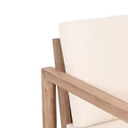 Christopher Knight Home Stefan Poltrona da esterno in legno di acacia con cuscini