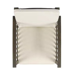 Christopher Knight Home Sedia Club da Esterno in Legno di Acacia con Cuscini (Set di 4)