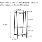 Christopher Knight Home Samantha Modern 65H Oak Solid Wood Trapezoidal Clothes Rack with Rattan Shelf