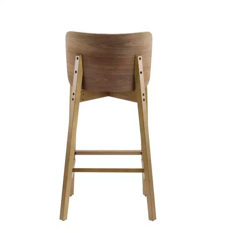 Christopher Knight Home Mario Indoor Wood Barstools with Curved Backrest (Set of 2)