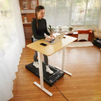 Tapis roulant da passeggio DeerRun Z10 sotto la scrivania con inclinazione del 12%, capacità di 136 kg, Walking Pad per casa e ufficio