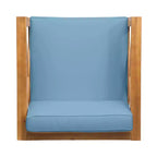 Christopher Knight Home Brava Outdoor Acacia Wood Club Chair with Water Resistant Cushion