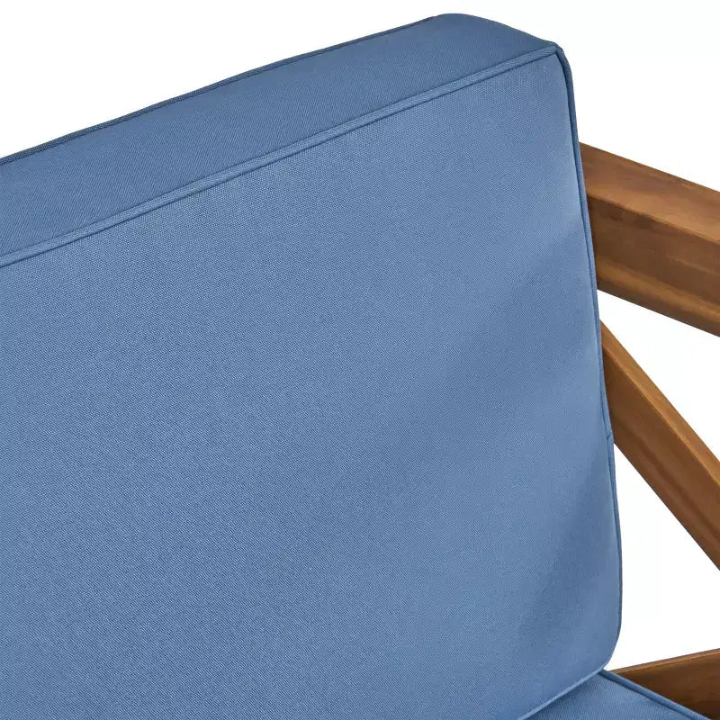 Christopher Knight Home Brava Outdoor Acacia Wood Club Chair with Water Resistant Cushion