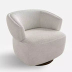 Vatros Barrel Chair Fully Assembled Swivel Accent Chair