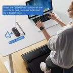 Costway 3-in-1 Folding Treadmill with Smart Apps Remote Control LED Display and Speakers Blue/Silver