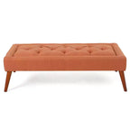 GDFStudio Chatham Mid-Century Modern 50 Tufted Upholstered Ottoman