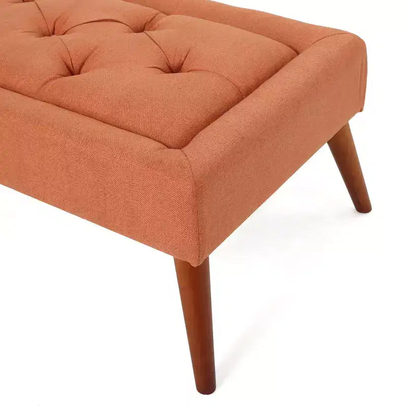 GDFStudio Chatham Mid-Century Modern 50 Tufted Upholstered Ottoman