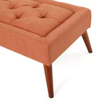 GDFStudio Chatham Mid-Century Modern 50 Tufted Upholstered Ottoman