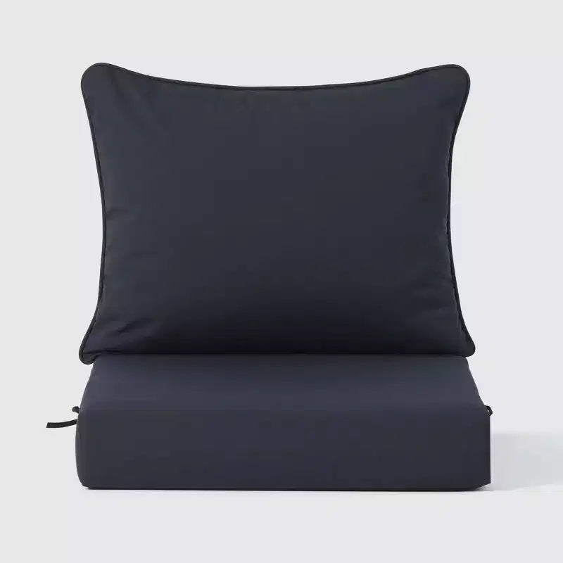 WestinTrends Avalon Outdoor 6-Piece Modular Sectional Patio Furniture Sofa Set, Navy Blue/Navy Blue
