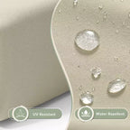 WestinTrends Avalon Set Divano Sezionale Modulare a 6 Pezzi per Esterni, Blu Navy/Rosso