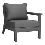 WestinTrends Avalon Set Divano Sezionale Modulare a 6 Pezzi per Esterni, Grigio/Grigio