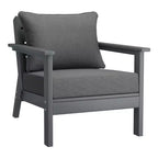 WestinTrends Avalon Set Divano Sezionale Modulare a 6 Pezzi per Esterni, Grigio/Grigio