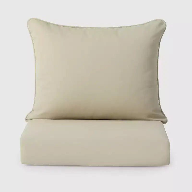 WestinTrends Avalon Set Divano Sezionale Modulare per Esterni a 6 Pezzi, Legno Invecchiato/Beige