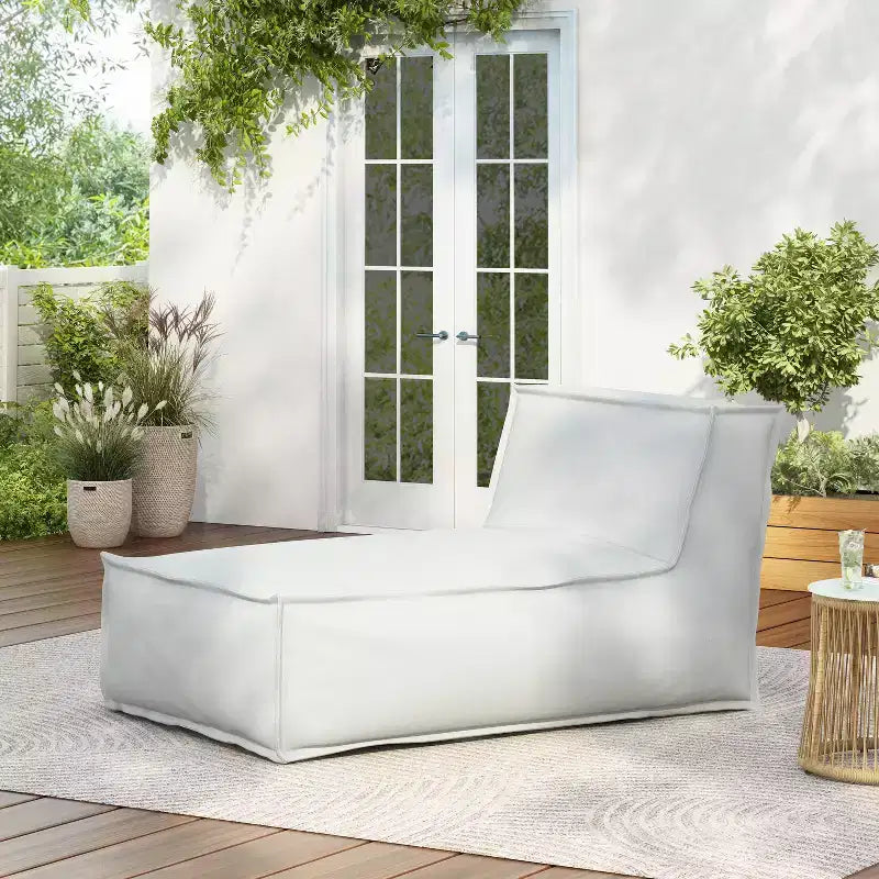 Christopher Knight Home Maegan Outdoor Modern Minimalist Versatile Bean Bag Lounge Chair