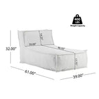 Christopher Knight Home Maegan Outdoor Modern Minimalist Versatile Bean Bag Lounge Chair