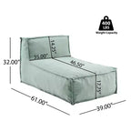 Christopher Knight Home Maegan Outdoor Modern Minimalist Versatile Bean Bag Lounge Chair