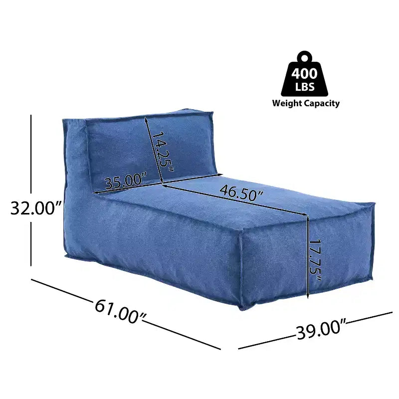 Christopher Knight Home Maegan Outdoor Modern Minimalist Versatile Bean Bag Lounge Chair