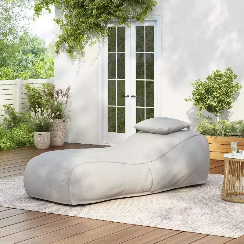 Christopher Knight Home Maeve Poltrona Sacco Versatile Moderna da Esterno con Cuscino