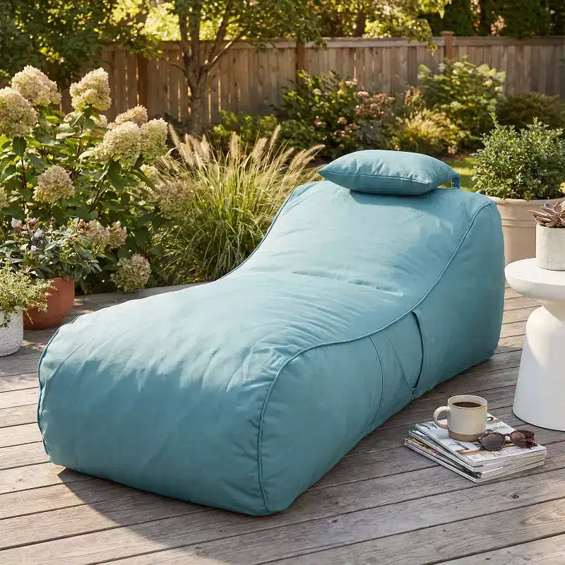 Christopher Knight Home Maeve Poltrona Sacco Versatile Moderna da Esterno con Cuscino