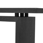 Ash Veneer Console Table, Modern Simple Style, Featuring Clever Tabletop Design, Suitable for Entryway, Hallway, Living Room, Foyer