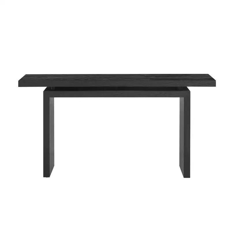 Ash Veneer Console Table, Modern Simple Style, Featuring Clever Tabletop Design, Suitable for Entryway, Hallway, Living Room, Foyer
