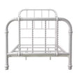 DHP Jenny Lind Metal Bed, White, Twin