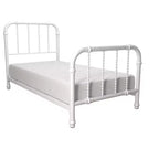 DHP Jenny Lind Metal Bed, White, Twin