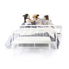 DHP Jenny Lind Metal Bed, White, Twin