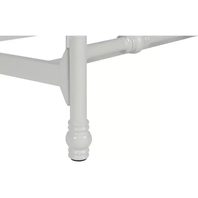 DHP Jenny Lind Metal Bed, White, Twin