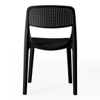WestinTrends Playa Sedia da pranzo laterale moderna impilabile in resina plastica (set da 2)