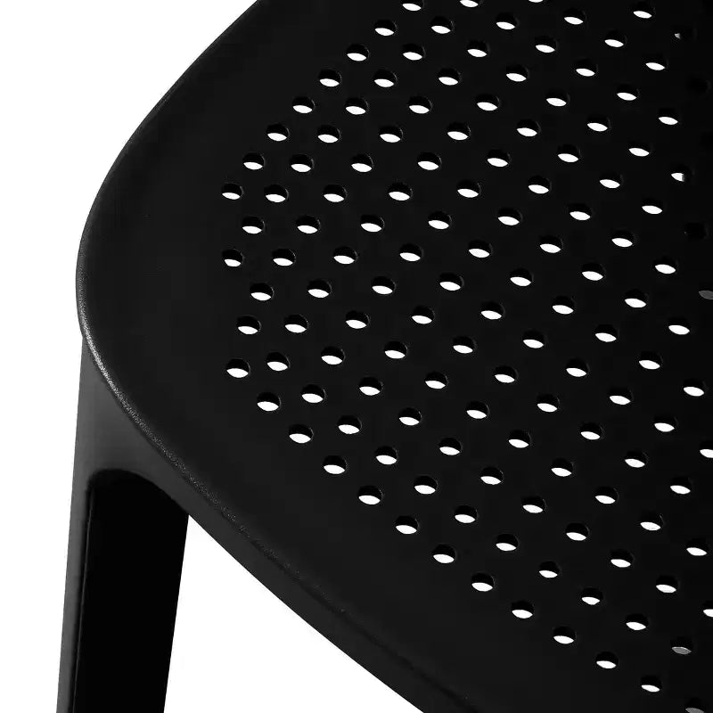 WestinTrends Playa Sedia da pranzo laterale moderna impilabile in resina plastica (set da 2)