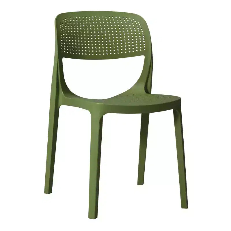 WestinTrends Playa Sedia da pranzo laterale moderna impilabile in resina plastica (set da 2)