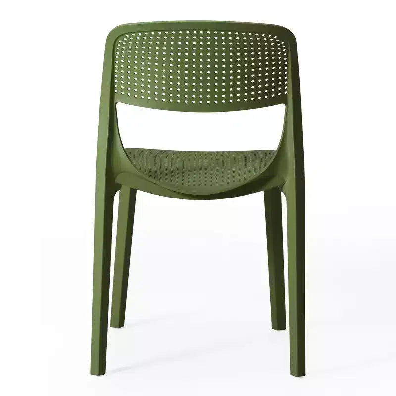 WestinTrends Playa Sedia da pranzo laterale moderna impilabile in resina plastica (set da 2)