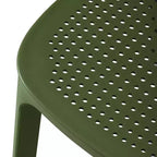 WestinTrends Playa Sedia da pranzo laterale moderna impilabile in resina plastica (set da 2)