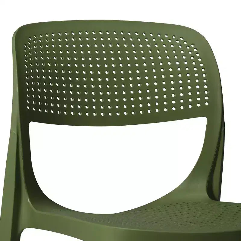 WestinTrends Playa Sedia da pranzo laterale moderna impilabile in resina plastica (set da 2)